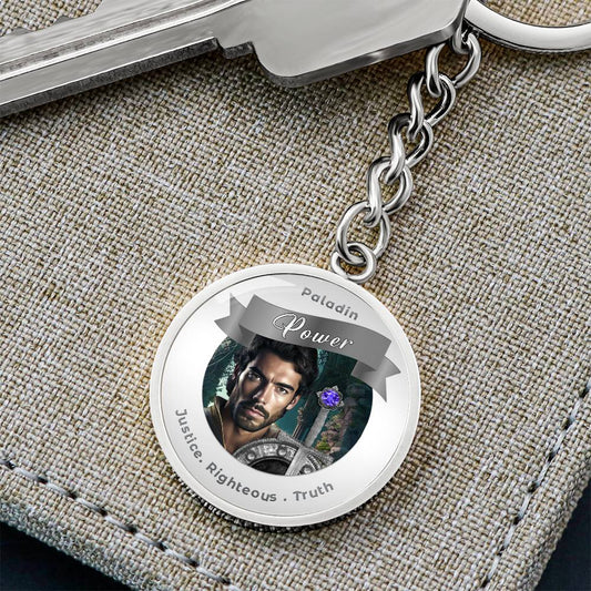 Paladin - RPG Fantasy Charm Keychain ShineOn Fulfillment