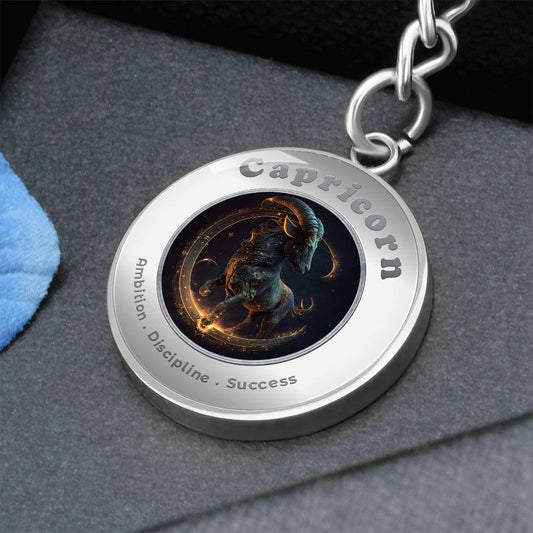 Capricorn - Charm Keychain ShineOn Fulfillment