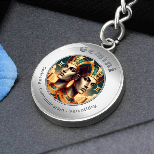 Gemini - Charm Keychain ShineOn Fulfillment