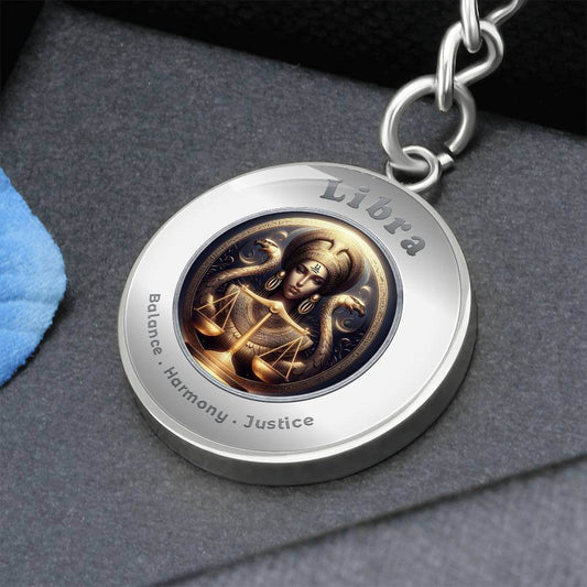 Libra - Charm Keychain ShineOn Fulfillment