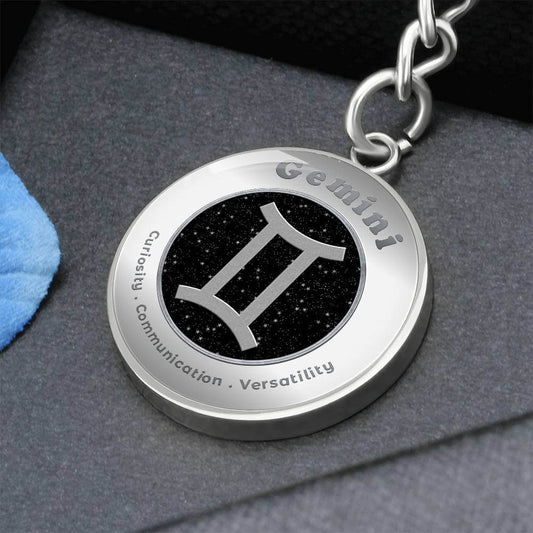 Gemini - Charm Keychain ShineOn Fulfillment