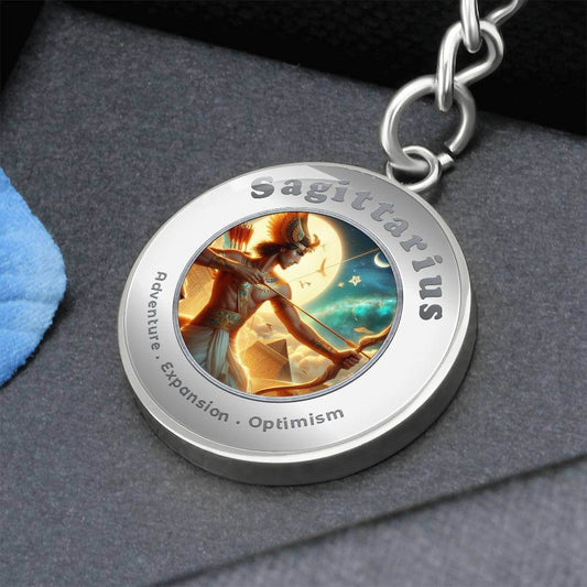 Sagittarius - Charm Keychain ShineOn Fulfillment