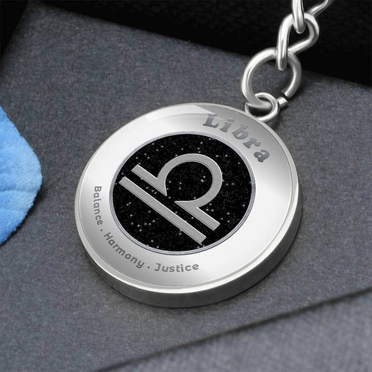 Libra - Charm Keychain ShineOn Fulfillment