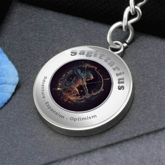 Sagittarius - Charm Keychain ShineOn Fulfillment