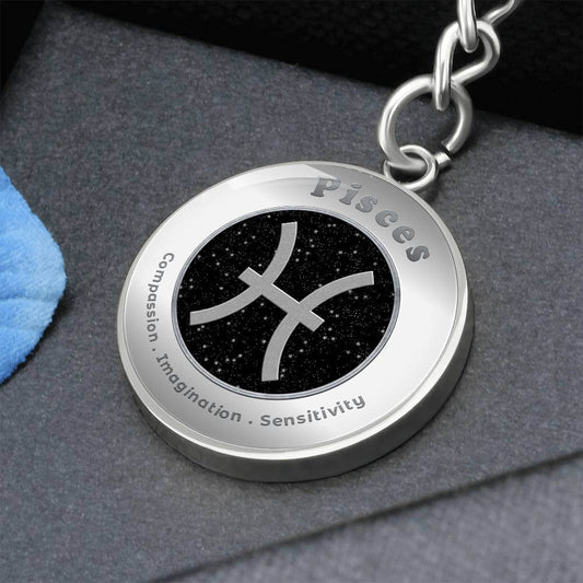 Pisces - Charm Keychain ShineOn Fulfillment