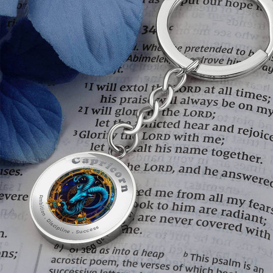 Capricorn - Charm Keychain ShineOn Fulfillment