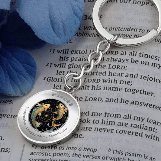 Pisces - Charm Keychain ShineOn Fulfillment