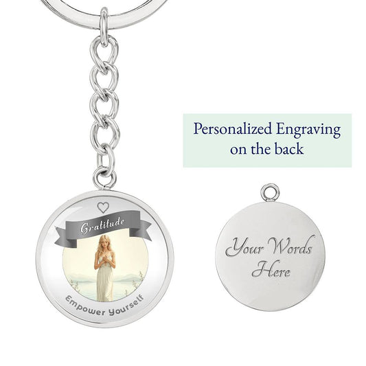 Gratitude Affirmation Keychain