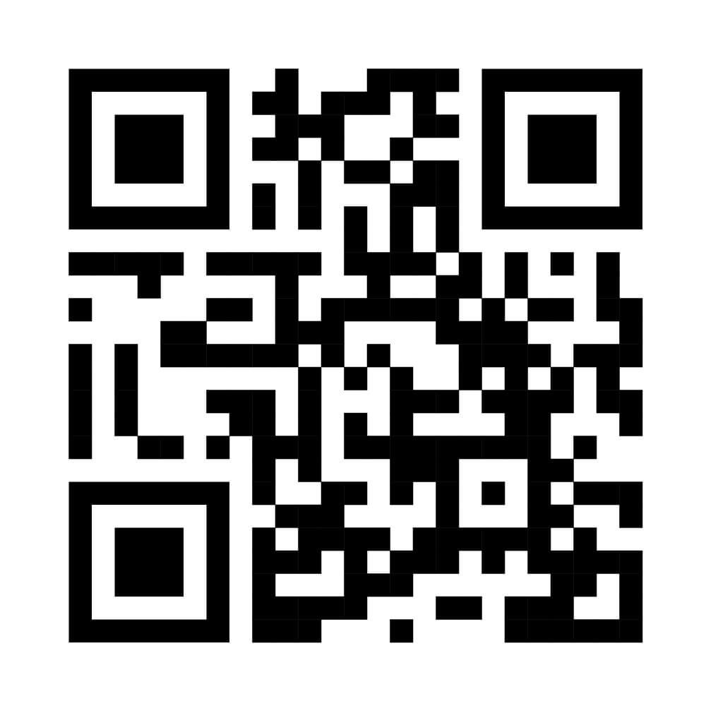 QR code for scanning with smartphone to access embedded digital content or link.