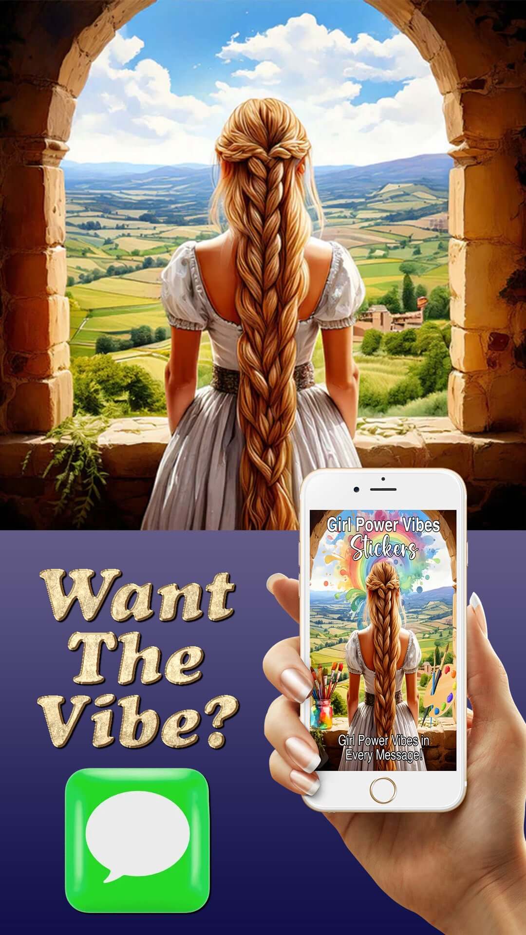 Girl Power Sticker Pack For iMessage - Download For FREE More Than Charms Digital