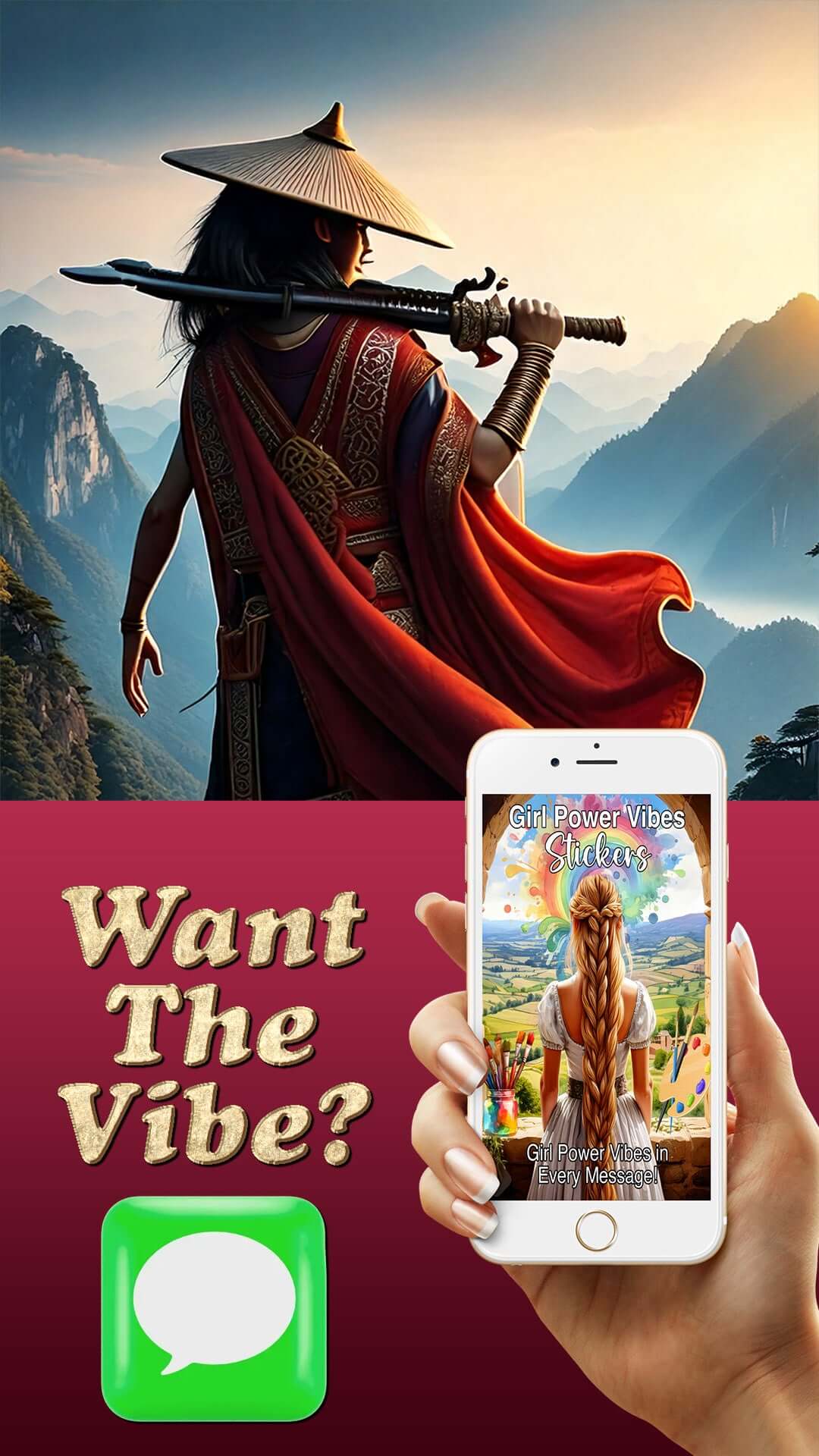 Girl Power Sticker Pack For iMessage - Download For FREE More Than Charms Digital