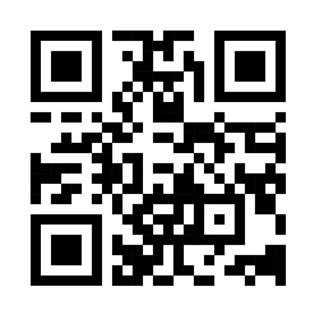 QR code against a white background