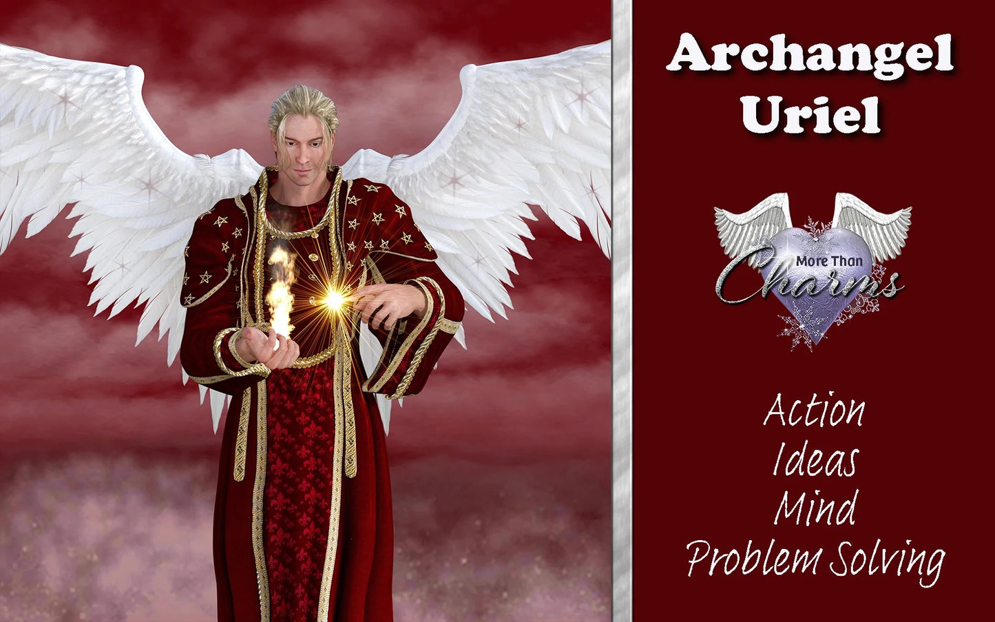 Archangel Uriel Wall Papers and Digital Cards - (FREE) More Than Charms Digital