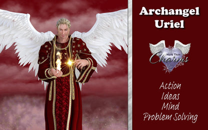 Archangel Uriel Wall Papers and Digital Cards - (FREE) More Than Charms Digital