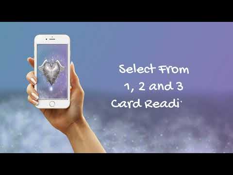 Angel For Today App- More Than Charms - Download For FREE, showcasing card reading options on a phone.